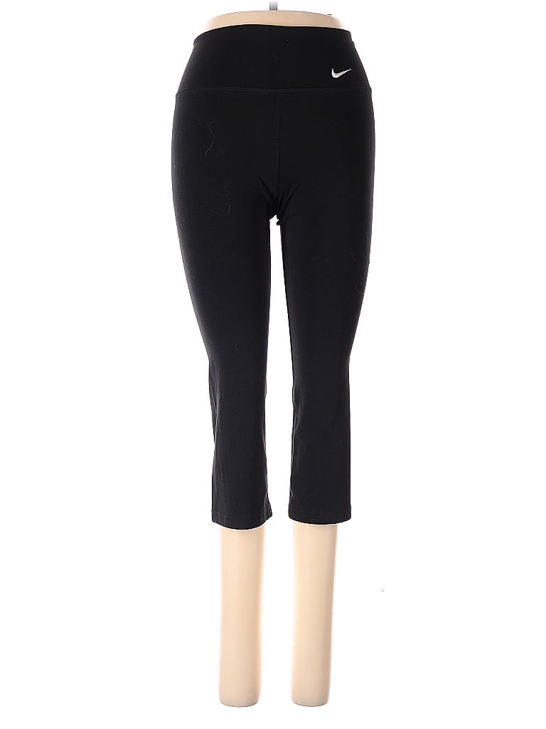 Pre-owned Nike Active Pants In Black