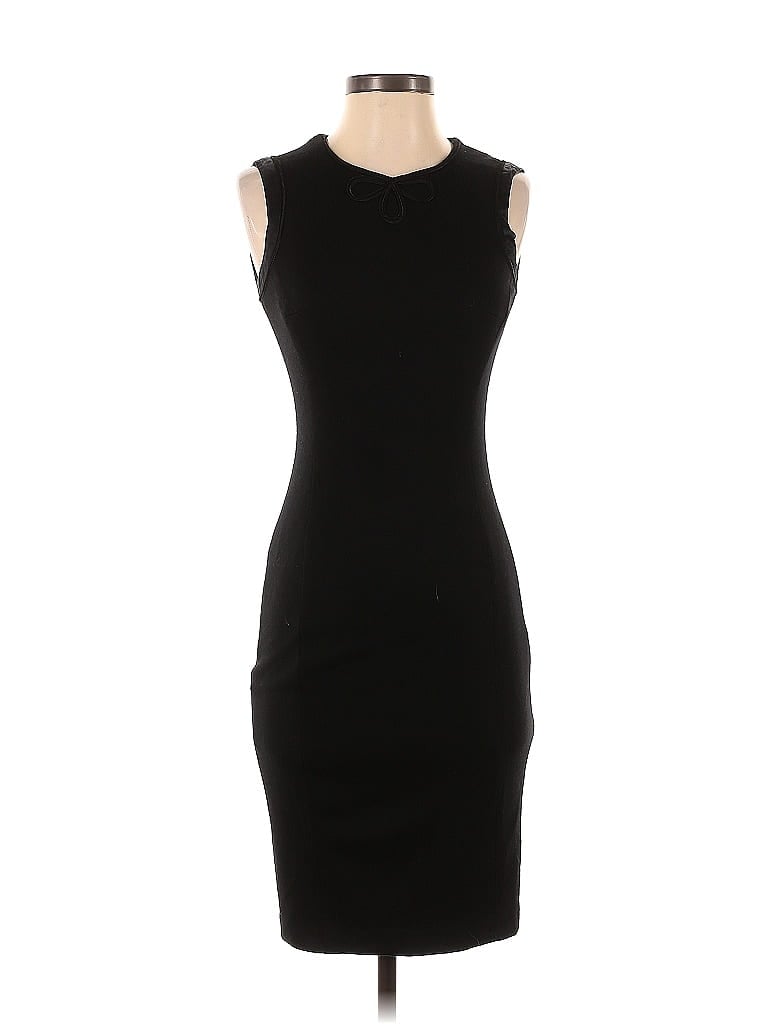 Pre-owned Rena Lange Cocktail Dress In Black