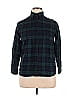 Emoda Plaid Teal Green Long Sleeve Button-Down Shirt Size XL (estimated) - photo 1
