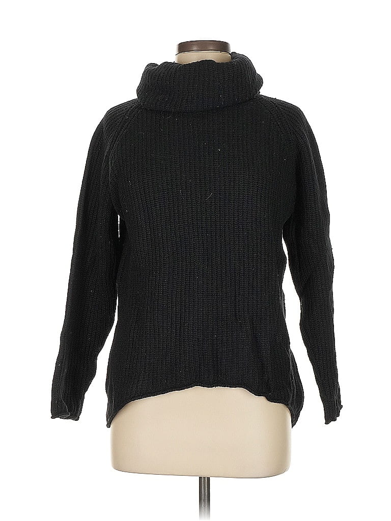 Nique Black Turtleneck Sweater Size 6 - photo 1