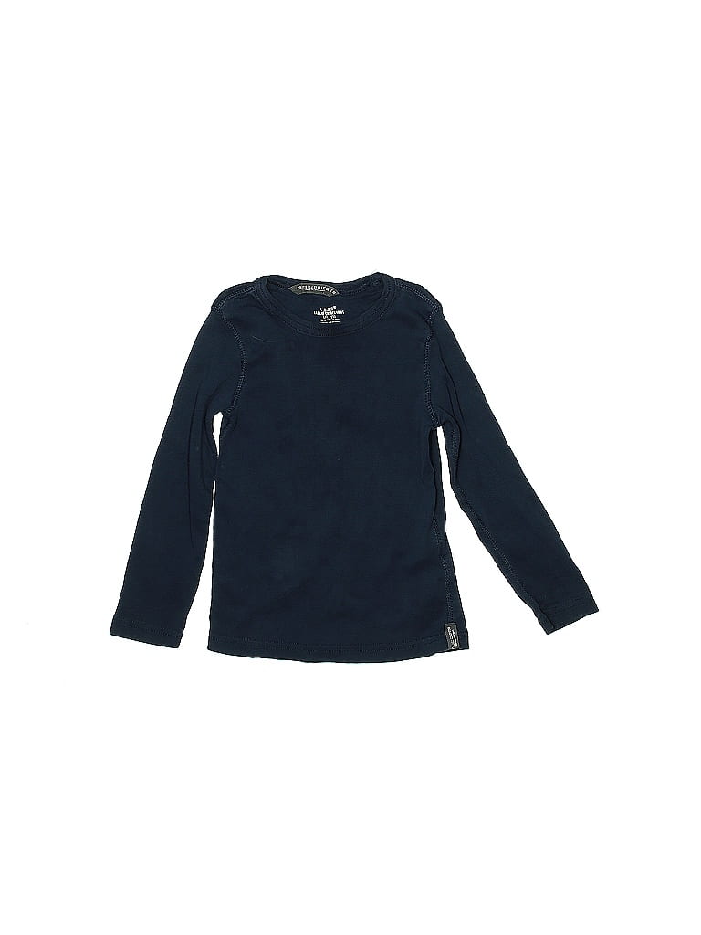 H&M L.O.G.G. 100% Organic Cotton Blue Long Sleeve T-Shirt Size 4 - photo 1