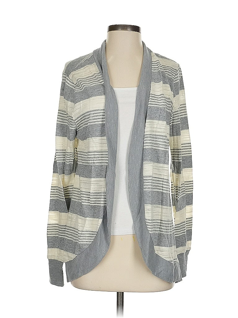 Pre-owned Doe & Rae Cardigan Sweater In Gray