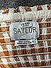 Saylor 100% Viscose Orange Short Sleeve Blouse Size S - photo 6
