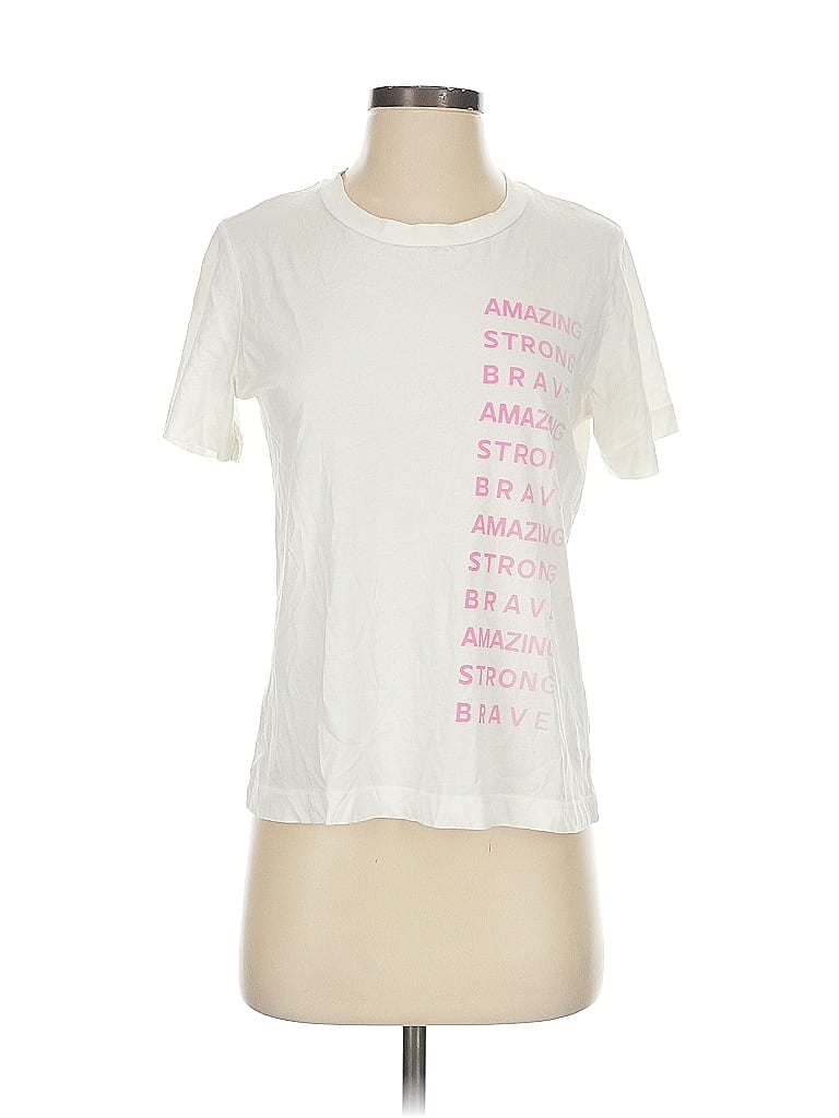 Pre-owned Sol Angeles Short Sleeve T-shirt In White