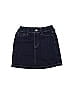 Uniqlo Solid Blue Denim Skirt Size 5 (big kids) - photo 1