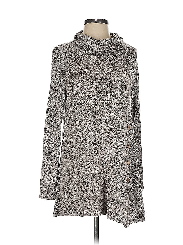 Pre-owned Misia Turtleneck Sweater In Gray