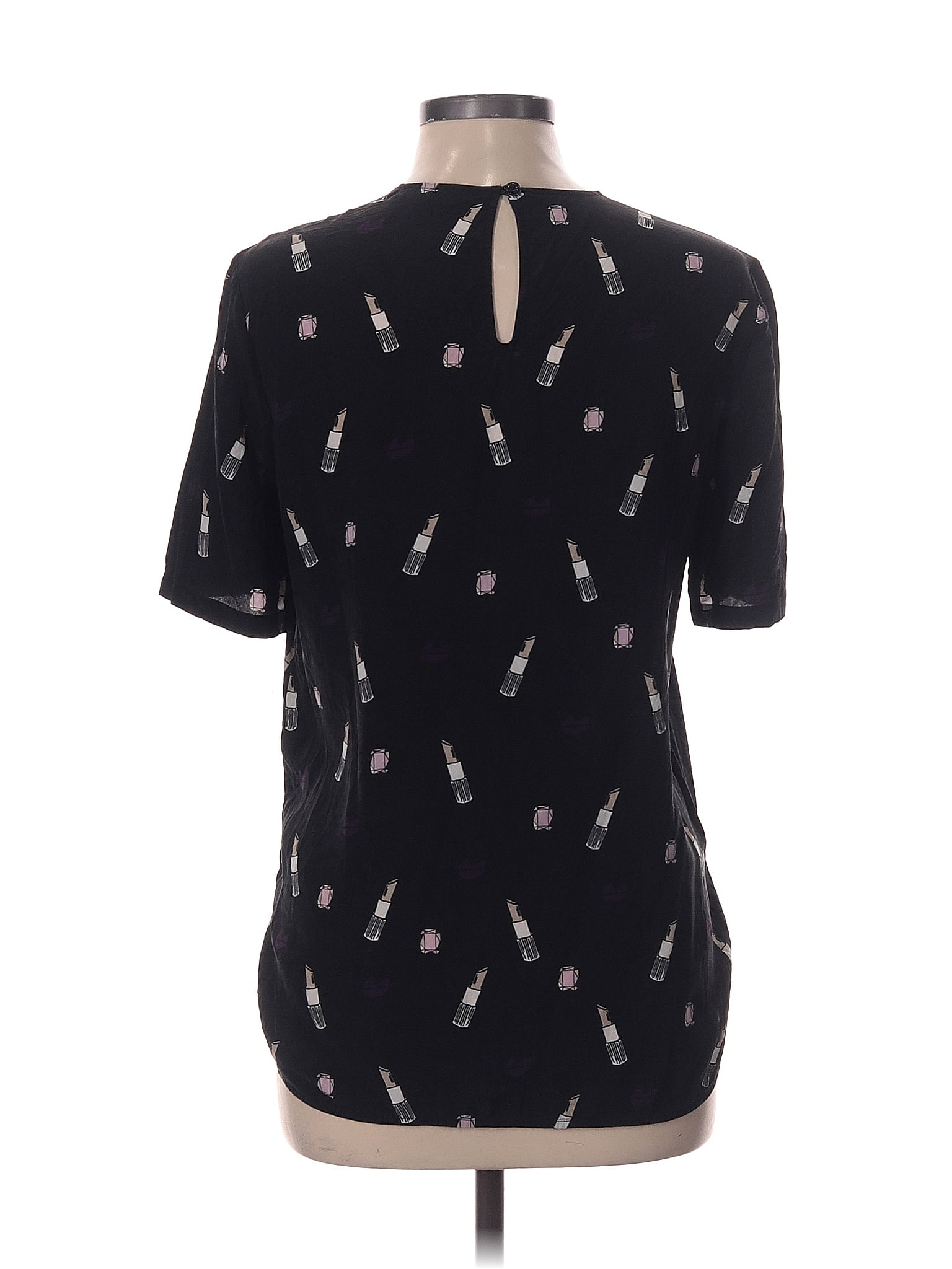 Markus Lupfer Black And Multi Color Polka outlet Dot Blouse