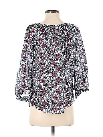 Velvet 3/4 Sleeve Blouse (view 2)