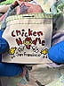 Chicken Noodle 100% Cotton Purple 3/4 Sleeve Blouse Size 4 - photo 3