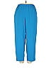 Christie & Jill 100% Polyester Solid Blue Casual Pants Size XL - photo 1