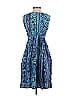 Phases 100% Cotton Paisley Blue Casual Dress Size S - photo 2
