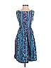 Phases 100% Cotton Paisley Blue Casual Dress Size S - photo 1