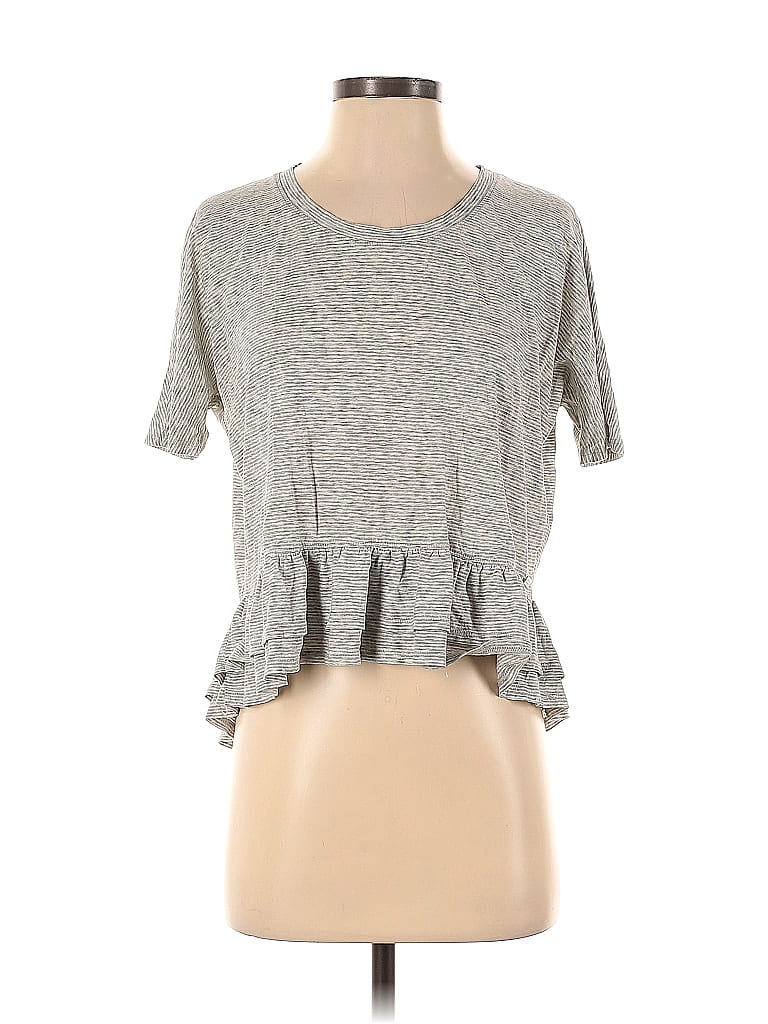 Pre-owned Armani Exchange Short Sleeve T-shirt In Gray