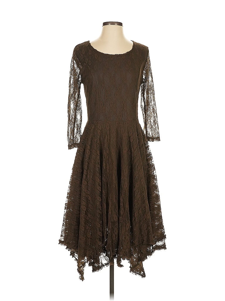 Back In The Saddle Brown Cocktail Dress Size S 64 off ThredUp