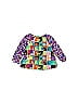 Chicken Noodle 100% Cotton Purple 3/4 Sleeve Blouse Size 4 - photo 2