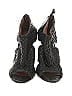 Elizabeth and James 100% Leather Black Wedges Size 7 - photo 2
