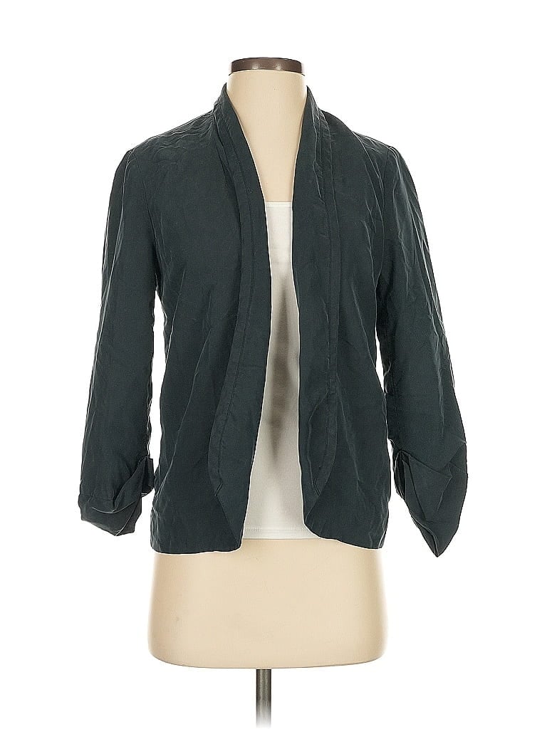 Pre-owned Express Blazer Jacket In Gray