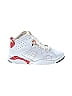 Air Jordan 100% Leather White Sneakers Size 2 - photo 1