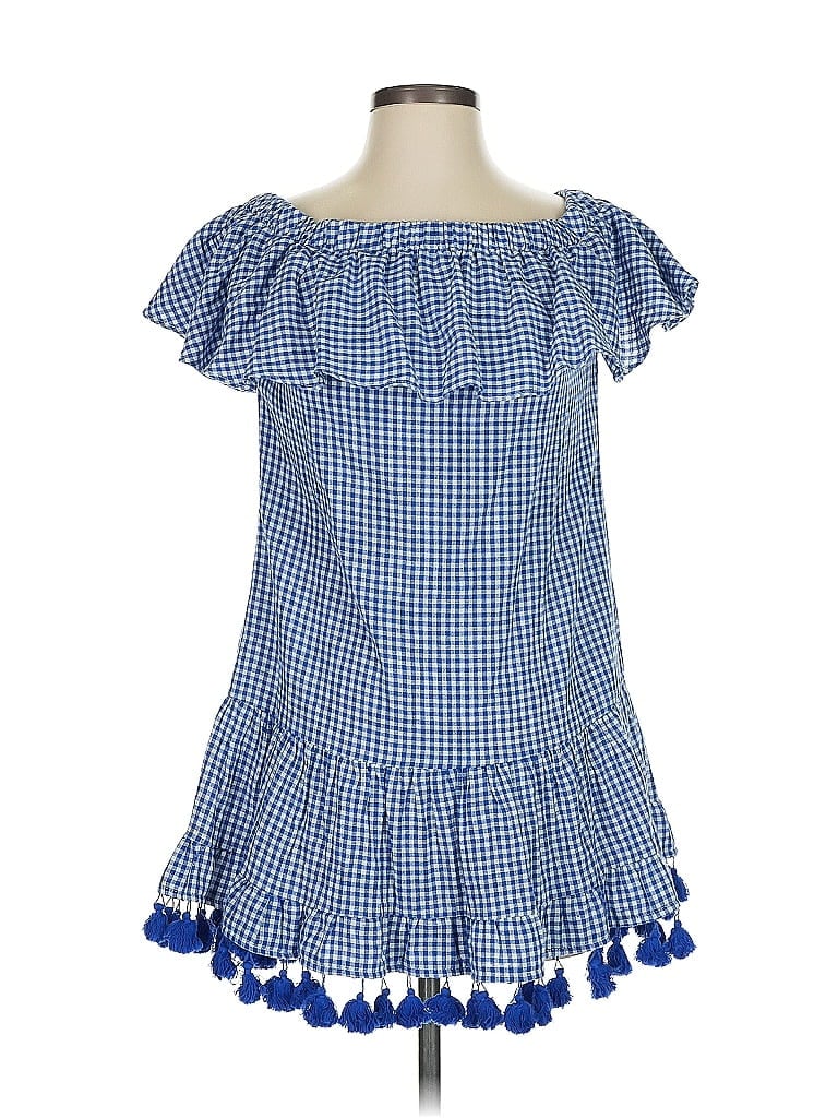 Pre-owned Free The Roses Casual Dress In Blue