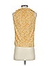 MNG Yellow Sleeveless Blouse Size XXS - photo 2