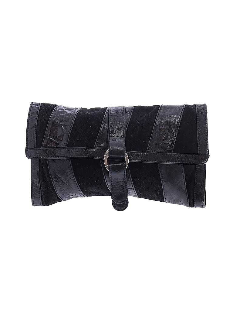 TANO 100% Leather Black Leather Clutch One size - photo 1