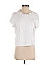 Gallery Couture Silver Short Sleeve Top Size S - photo 1