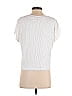 Gallery Couture Silver Short Sleeve Top Size S - photo 2