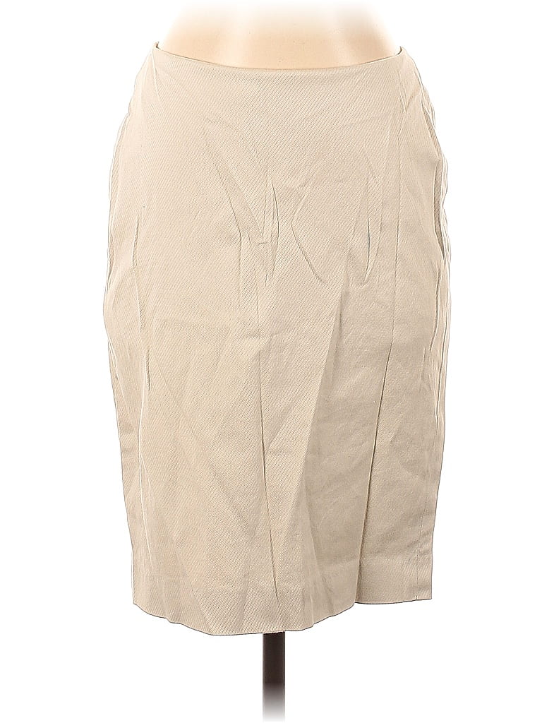 Pre-owned Anne Klein Formal Skirt In Brown