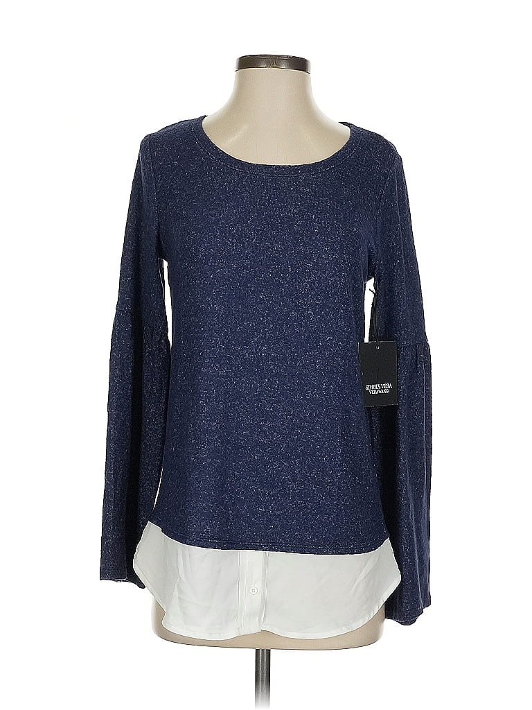 Cardigan Simply Vera Wang - Look Tie-dye Bleu - Taille XS - Coton - Occasion Très Bon état