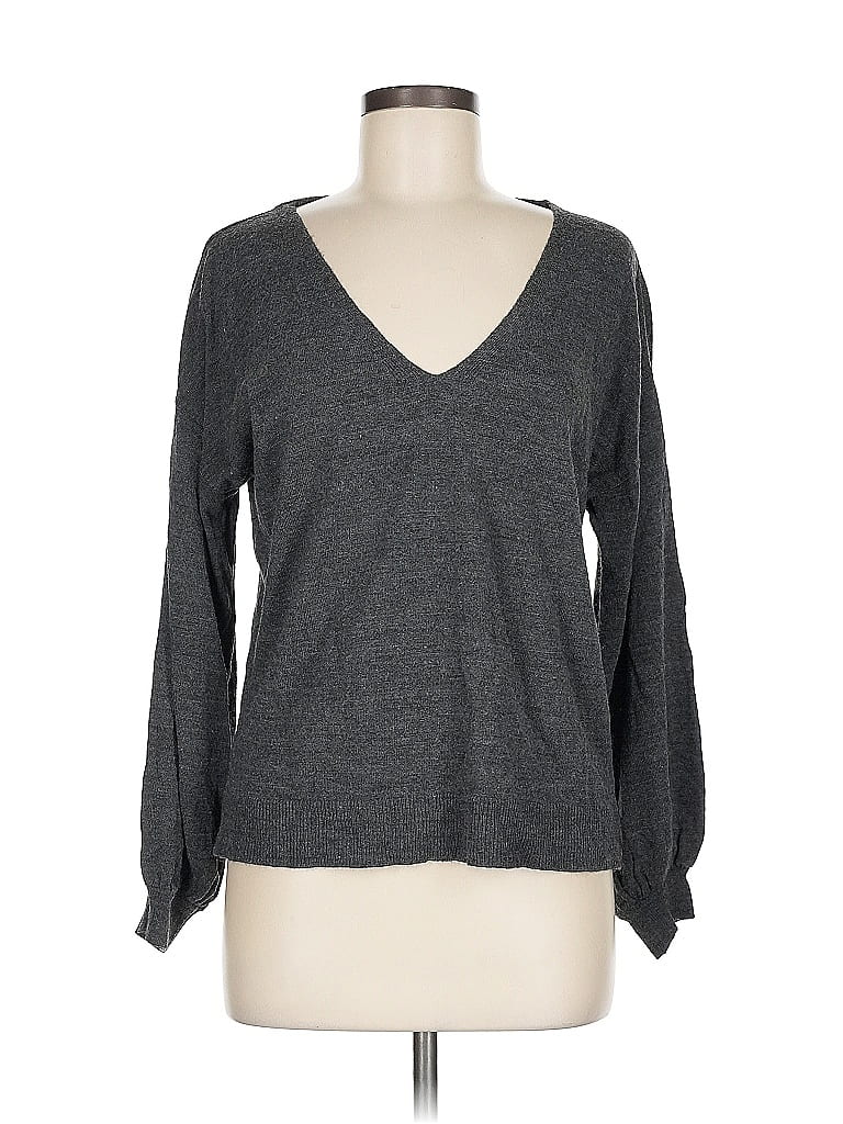 Pre-owned Asos Design Pullover Sweater In Gray