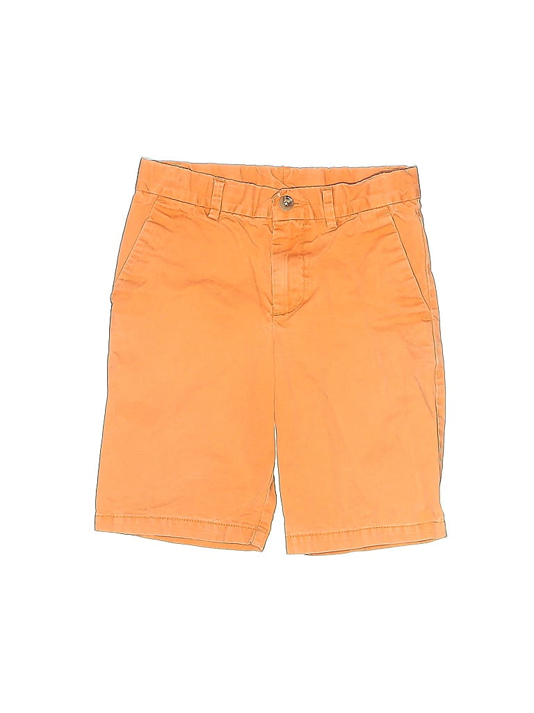Polo by Ralph Lauren 100% Cotton Solid Orange Shorts Size 7 (big kids) - photo 1