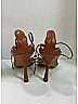 Manolo Blahnik 100% Leather Brown Heels Size EU 37 - photo 5