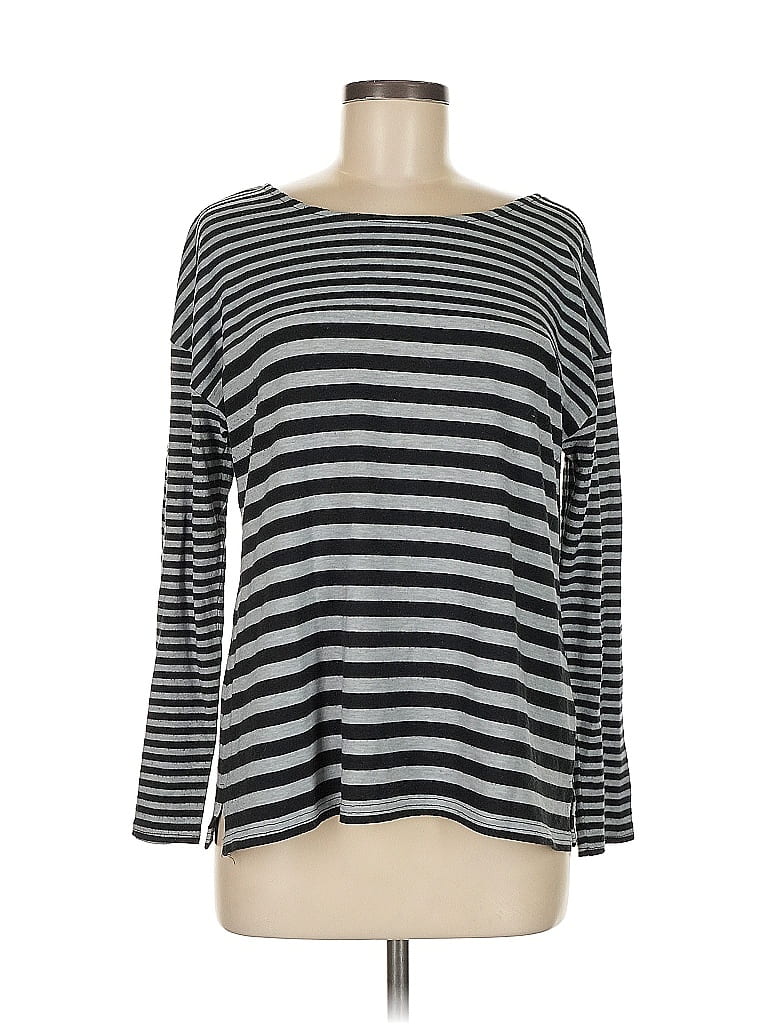 Pre-owned Talbots 3/4 Sleeve T-shirt In Gray