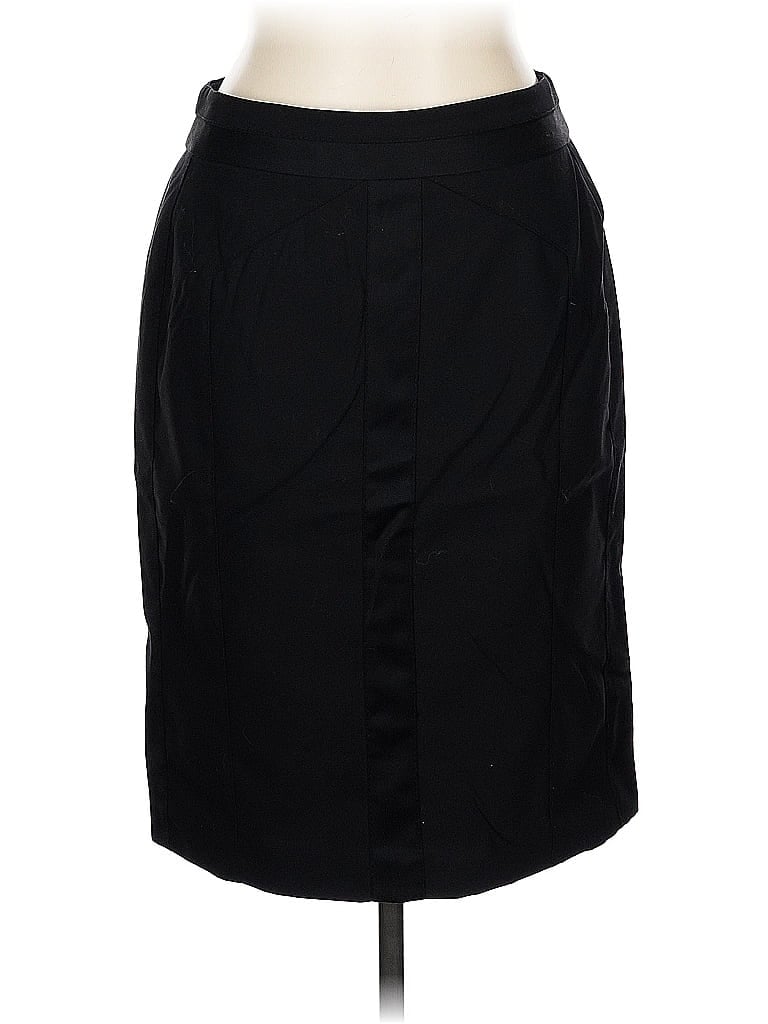 Pre-owned Ann Taylor Wool Skirt In Black
