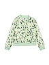 Adidas 100% Polyester Print Green Track Jacket Size 14 (big kids) - photo 1