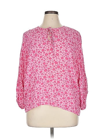 En Creme 3/4 Sleeve Blouse (view 1)