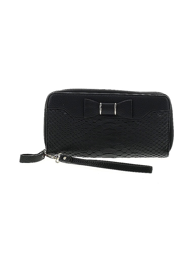 Pre-owned Unbranded Wristlet In Black