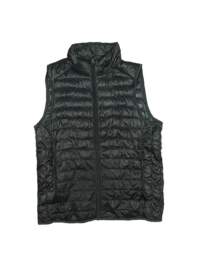 Uniqlo 100% Nylon Green Vest Size 7 (big kids) - photo 1