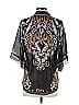 Hale Bob Black Short Sleeve Blouse Size XS - photo 2