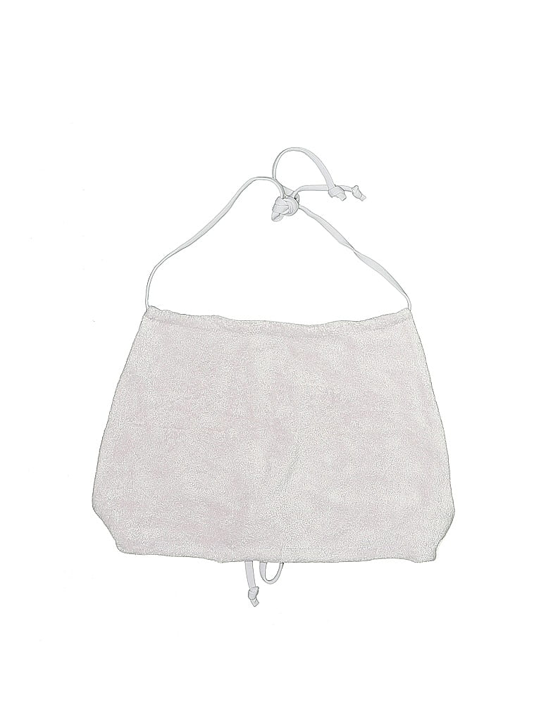 Stone Fox Swim White Swimsuit Top Size M - photo 1