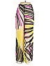 Socapri 100% Silk Tropical Green Silk Pants Size EU (IT) 42 / US 6 - photo 2