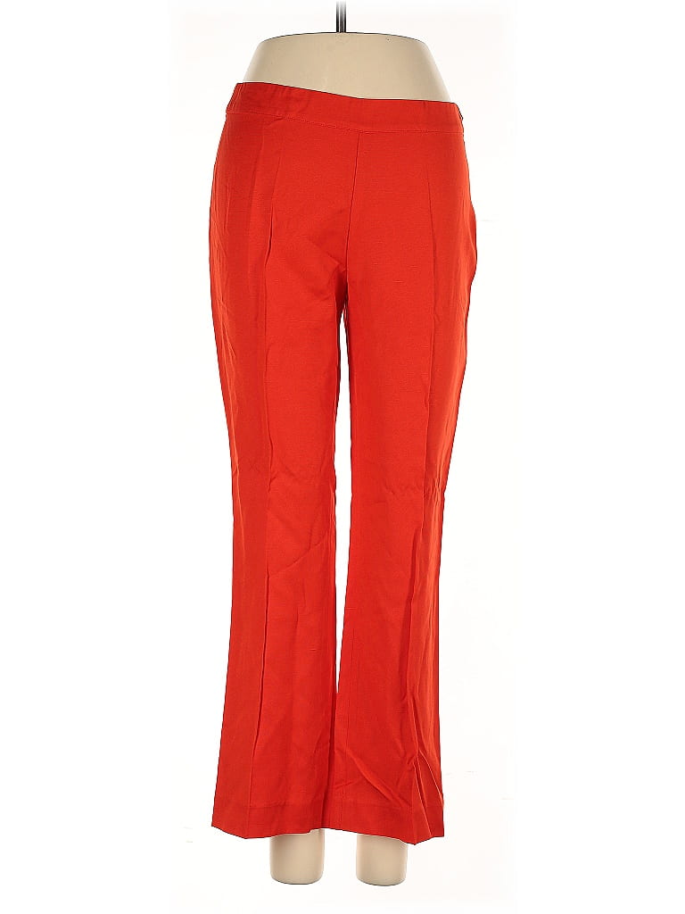 Socapri 100% Viscose Red Dress Pants Size EU (IT) 40 / US 4 - photo 1
