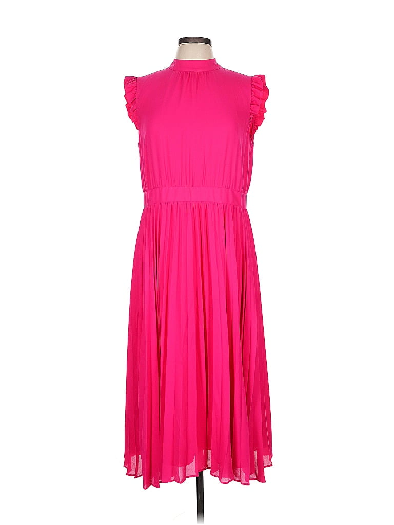 Ann Taylor 100% Polyester Pink Cocktail Dress Size 12 - 75% off | ThredUp