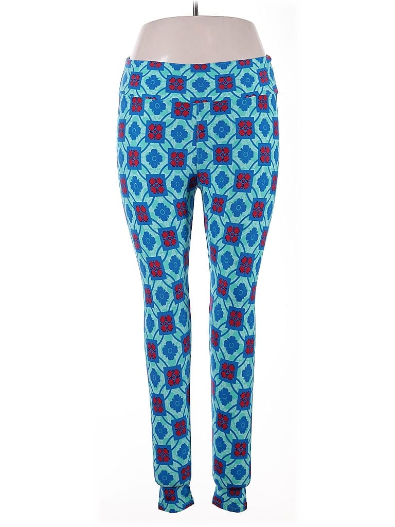 Pre-owned Lularoe Leggings In Blue