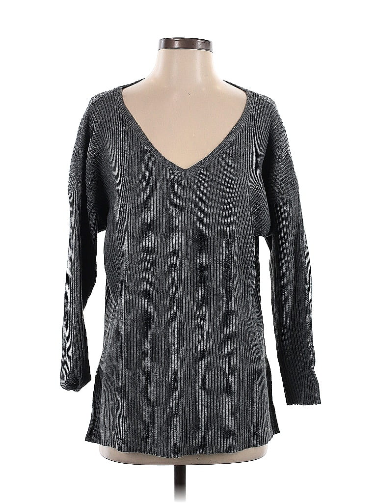 OM & AH Gray Pullover Sweater Size S - photo 1
