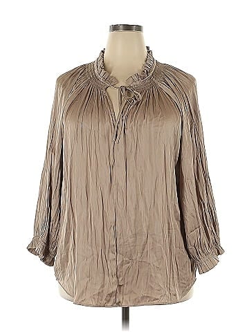 Carmen Carmen Marc Valvo Long Sleeve Blouse (view 1)