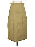 3.1 Phillip Lim Chevron-herringbone Tan Gold Formal Skirt Size 0 - photo 1