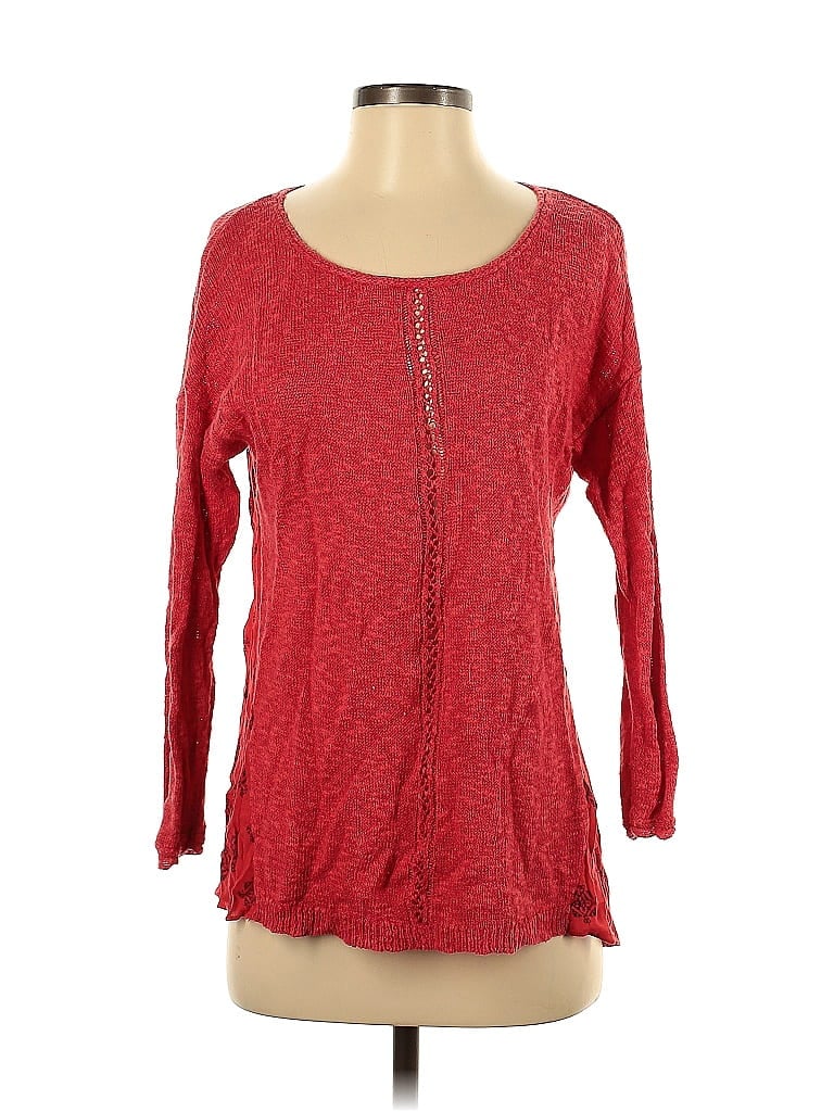 Click to view more detailed imagery on our partner's website Pre-owned Lucky Brand Pullover Sweater In Red