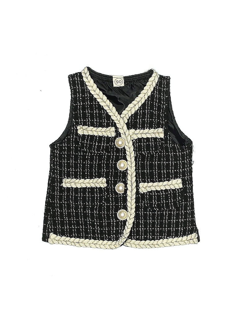 Pre-owned Shein Kids' Vest In Black