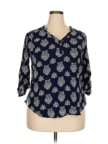 Fun2Fun 3/4 Sleeve Blouse (view 1)